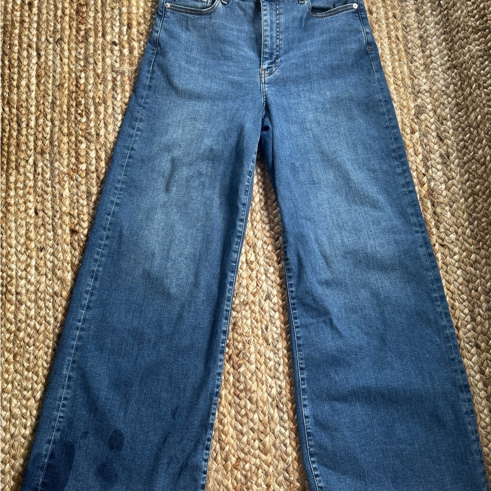 Frame Denim Deep Blue Flare Jeans